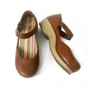 Dansko Mary Jane Jute Strap Espadrilles